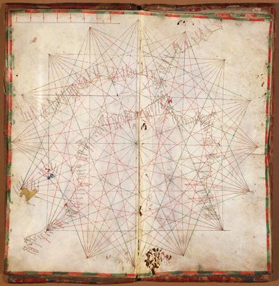 Map of the Western Mediterranean by Grazioso Benincasa